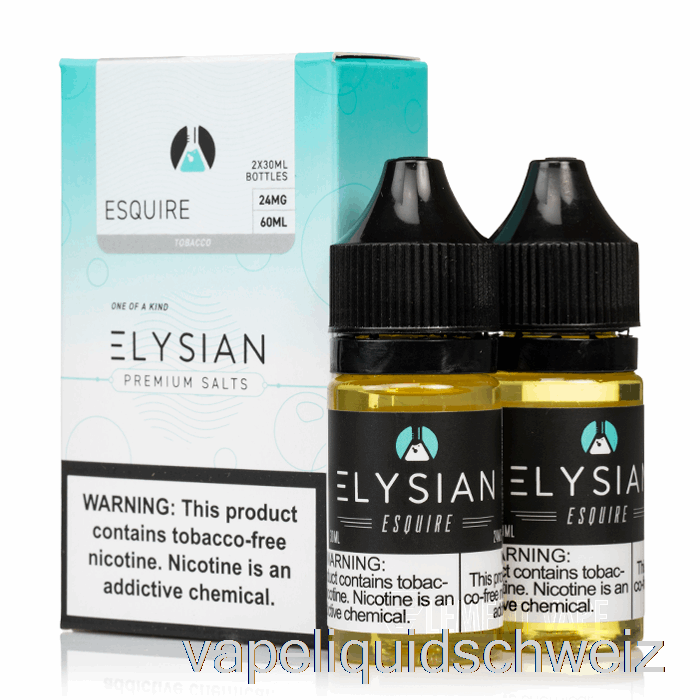 Esquire - Elysian Salts - 60 Ml 24 Mg Vape Liquid E-Liquid Schweiz